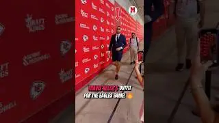 TRAVIS KELCE&rsquo;S OUTFIT FOR HIS FIRST GAME AT ARROWHEAD! 🔥🏈👀#TravisKelce #Chiefs #Eagles #NFL