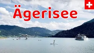 Aegeri glacial lake in the Canton of Zug, Switzerland 🇨🇭