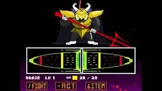 UNDERTALE No Hit Asgore Dreemurr (Colored Sprite Mod)