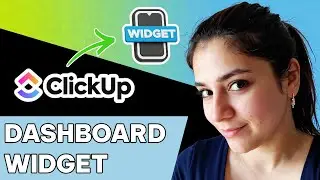 Как создать виджет панели управления ClickUp, отображающий изменения во времени.