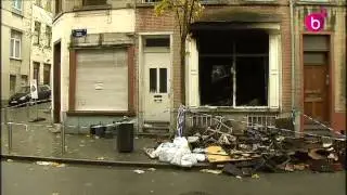 Incendie rue Verte &agrave; Saint-Josse