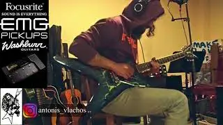 Washburn DIME 333 Lightning Bolt EMG 81 60 set