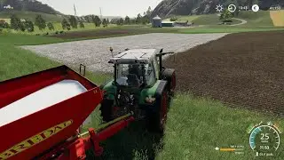 Roziewanie wapna w grze Farming Simulator 19 na seri 1😂