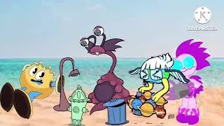 The Upbeat island movie (2025) part 4 hot air balloon/discovering rubber island/rubber island