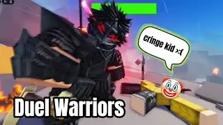 Salty player gets humbled | ROBLOX Duel Warriors | #roblox #pvp #viral