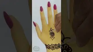 Simple Floral Finger Mehndi 🌸 Easy & Elegant Design
