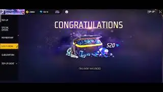 LESS IS MORE DIAMOND. Top Up Complete And TopUp EVENTS GIVEAWAY