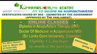 DIPLOMA AND MASTER DIPLOMA  IN ACUPUNCTURE