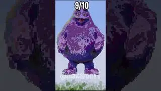 Minecraft Grimace Pixel ART Rating 😯