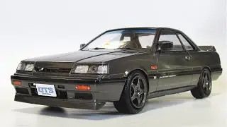 #12　1/24 日産 スカイライン GTS-X 製作記 / Hasegawa 87 SKYLINE GTS-X R31 LATE Building.