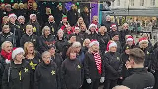 🎄THE FIRST NOEL and SILENT NIGHT. Rock Choir Lytham Lights Switch on 15th November 2025🎄