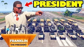 Franklin Become PRESIDENT of Los Santos in GTA 5 | SHINCHAN and CHOP