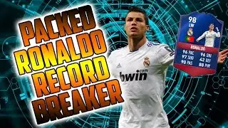 OMFG!! I PACKED RECORD BREAKER 98 CRISTIANO RONALDO IN FIFA 17.