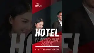 Hotel Management Course  Flyway Institute  #hotelmanagement #management 🌟💼