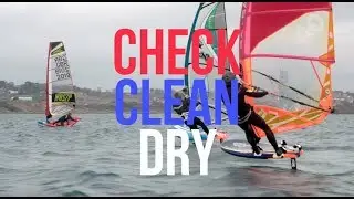 Windsurf - Check Clean and Dry - Prevent the spread of Invasive Species