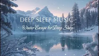 Frozen Silence | Gentle Piano Music in a Quiet Snowy Valley for Sleep & Peace