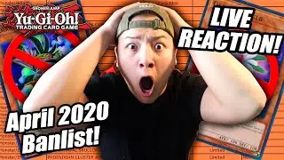 Yu-Gi-Oh! OFFICIAL APRIL 2020 TCG BANLIST! LIVE REACTION! KONAMI'S INSANE MASTER RULE 5 LIST! WOW!