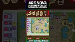 This new Build card in the Ark Nova Marine Worlds expansion is great! #arknova #boardgames #shorts