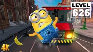 Minion Rush Dave Minion break through 9 objects with the Minion Shield at Downtown - Level 626 4K