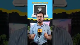 Delete The History of incognito mode 😤 || #shorts
