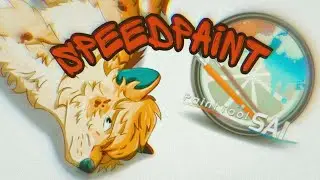 Speedpaint  Golden Dog (Paint Tool SAI) Commission | Спидпеинт Золотой Пёс | Спидпеинт Собака