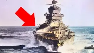 Американский линкор с самыми потрясающими орудиями, которые когда-либо видели.