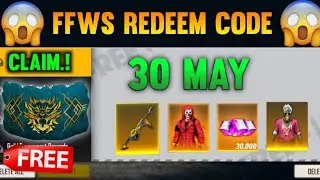 FREE FIRE REDEEM CODE TODAY 30 MAY | FF REDEEM CODE TODAY | FREE FIRE REDEEM CODE TODAY |PCV REWARDS