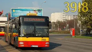 [#127] 🚍 MAN NG313 #3918 ♪ ZF ♪ - MZA Warszawa (linia 111)