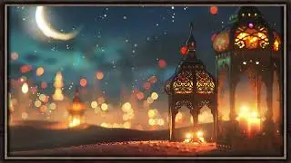 Ramadan 4K Frame TV Art | Cozy Islamic Lantern Ambience | 2 Hour Background 🌙