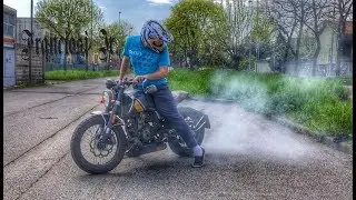 BURNOUT FB MONDIAL HPS 125 HIPSTER 2016