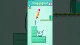 Fill The Glass level 2 Draw a line To Water The Glass Game #shorts#games#gaming#puzzelgames