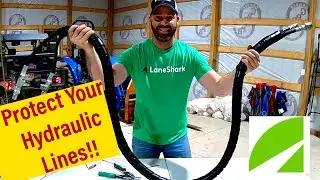 Hydraulic Hose Protection- Install and Review of Lane Sharks Hydraulic Hose Guard Wrap