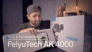 Feiyutech Ak4000  - Dual Handle - Great & affordable gimbal - feiyu ak4000 unboxing