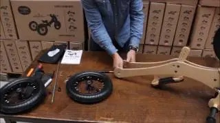 How to convert a Trybike tricycle to low bicycle