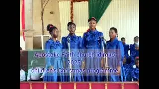 Apostolic Faith church idiroko 2025  children's Christmas programme