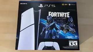 Fortnite PS5 Cobalt Star Bundle Cobalt Snowfoot Skin Unboxing