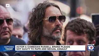 Russell Brand pleads not guilty in rape, sexual assault case