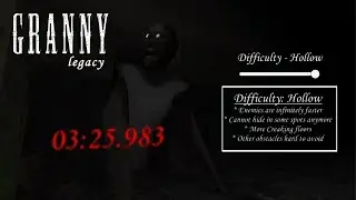 Granny Legacy Hollow Difficulty SPEEDRUN in 3:25 !! [World Record]