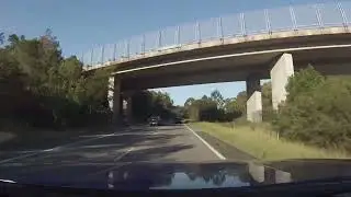 4 Hour Drive in under 3 Min Sydney to Port Macquarie Sped-Up Drive Super Fast Driving in Traffic