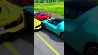 Cars vs Big Speed Bump Vs Spider-Man BeamNG.Drive #beamngdrive