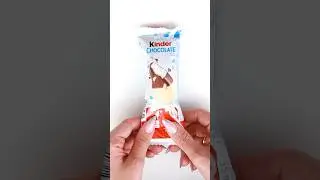 Kinder Chocolate Ice Cream🍫🍦 #shorts #shortsvideo #icecream #kinder #viral #yummy #dessert