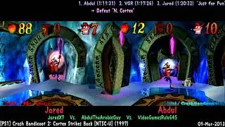 🏁 [2013-Mar-09] Crash 2: Cortex (Vs. @AbdulTheArabicGuy, @videogamerules645)
