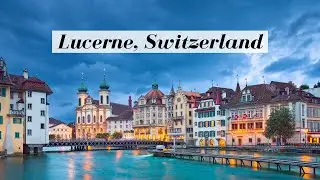 Lucerne, Switzerland Tour by drone [4k]