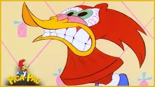Pica-Pau em Português | Hóspede Indesejável | Compilação De 1 Hora | Desenhos Animados