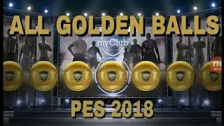 All golden balls in PES 2018