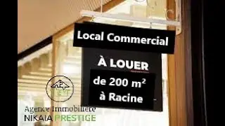Location Local COMMERCIAL de 200 m&sup2;, Quartier RACINE &agrave; Casablanca