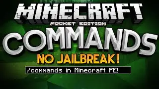 COMMANDS IN MCPE!!! - No Jailbreak Required! - Minecraft Pocket Edition