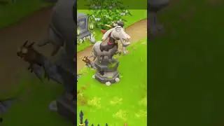 New goat statue in #hayday #haydayhalloween