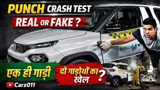 Tata Punch Crash Test FAKE? 😱 Two Cars Used? VIRAL Video EXPOSED | Truth Inside 🚗💥