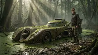 ASMR Car Restoration Full Rebuild of 1989 Batmobile from Abandoned Condition to Looking New